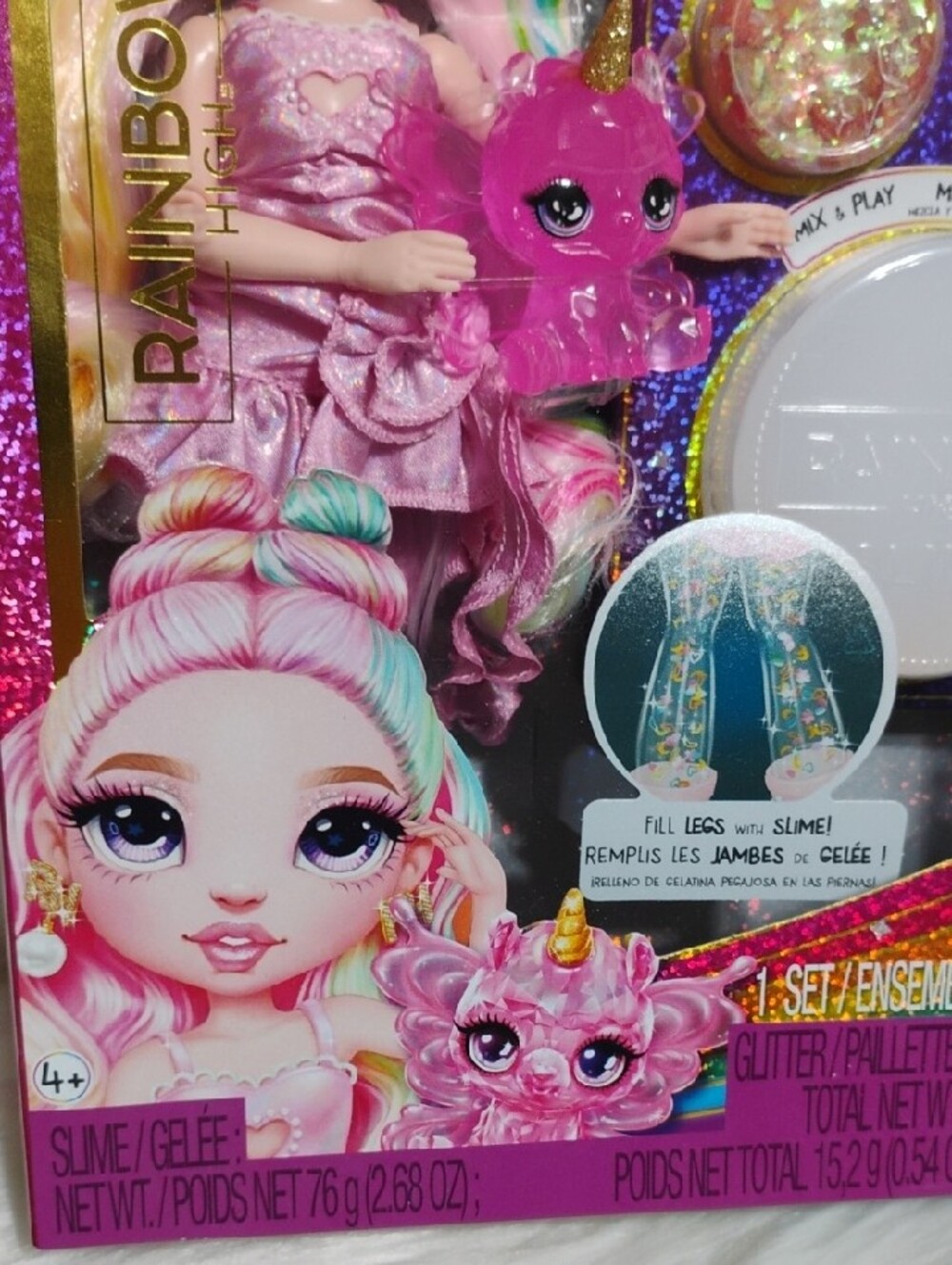(C-62) New Rainbow High Shimmers Bella Parker Doll W Slime - Picture 5 of 7